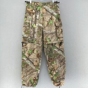 Game Winner Camo Convertible Cargo Pants Hunting‎ Outdoor Hiking SZ M 32x30 Camp
